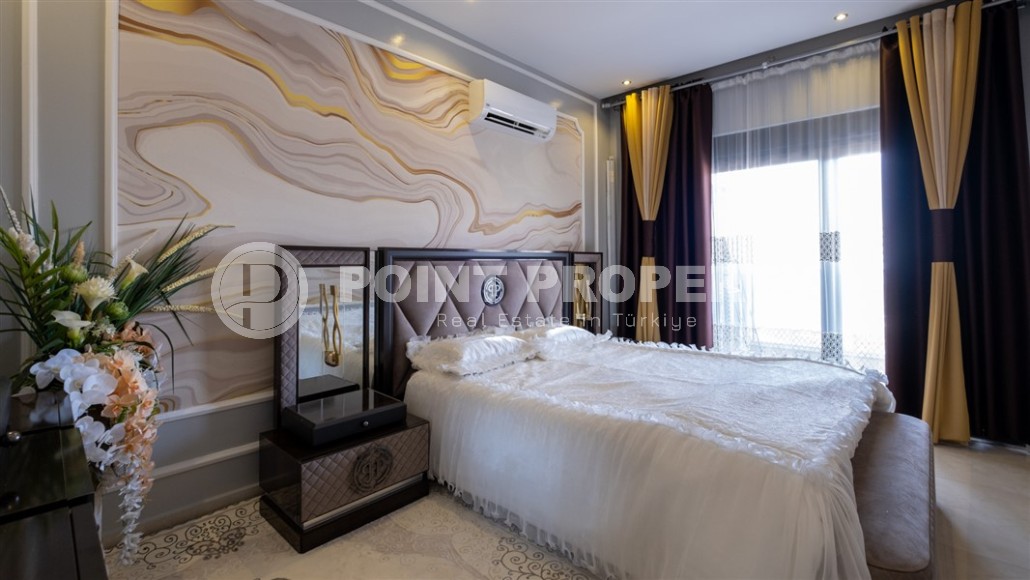 Вилла 2020 года постройки с оригинальным авторским дизайном, в престижном районе Аланьи - Каргыджак-id-7560-фото-6