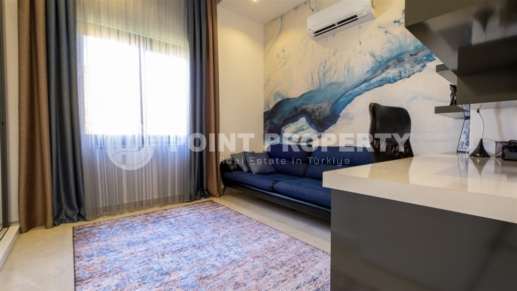 Вилла 2020 года постройки с оригинальным авторским дизайном, в престижном районе Аланьи - Каргыджак-id-7560-фото-10