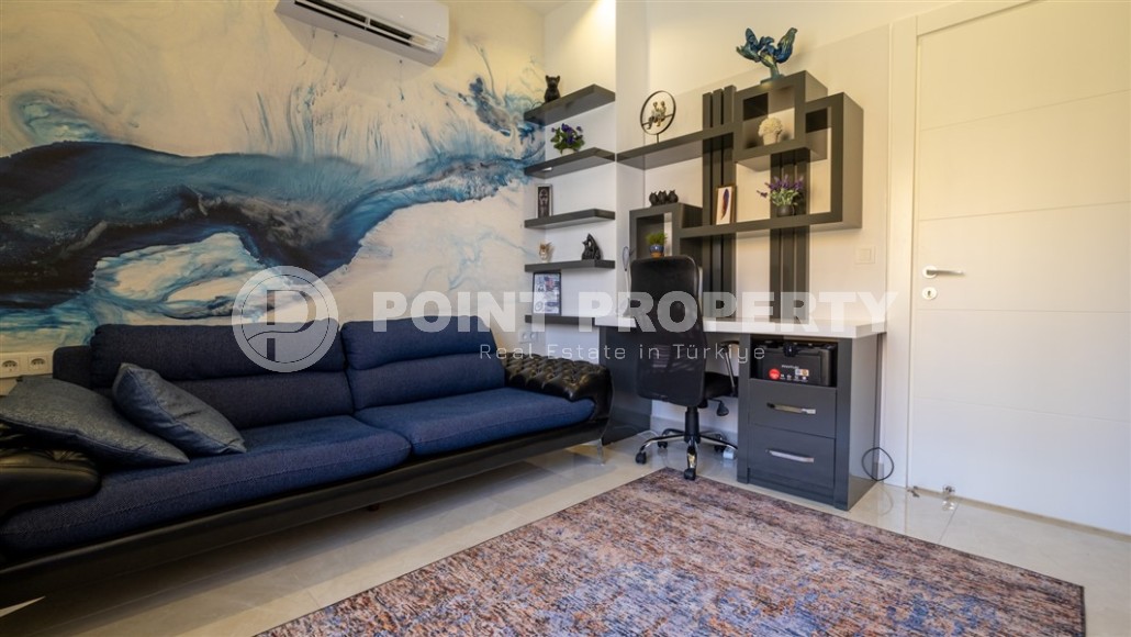 Вилла 2020 года постройки с оригинальным авторским дизайном, в престижном районе Аланьи - Каргыджак-id-7560-фото-11