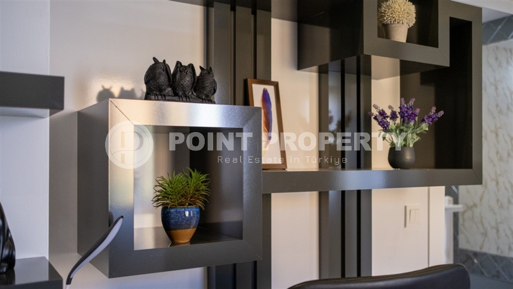 Вилла 2020 года постройки с оригинальным авторским дизайном, в престижном районе Аланьи - Каргыджак-id-7560-фото-12