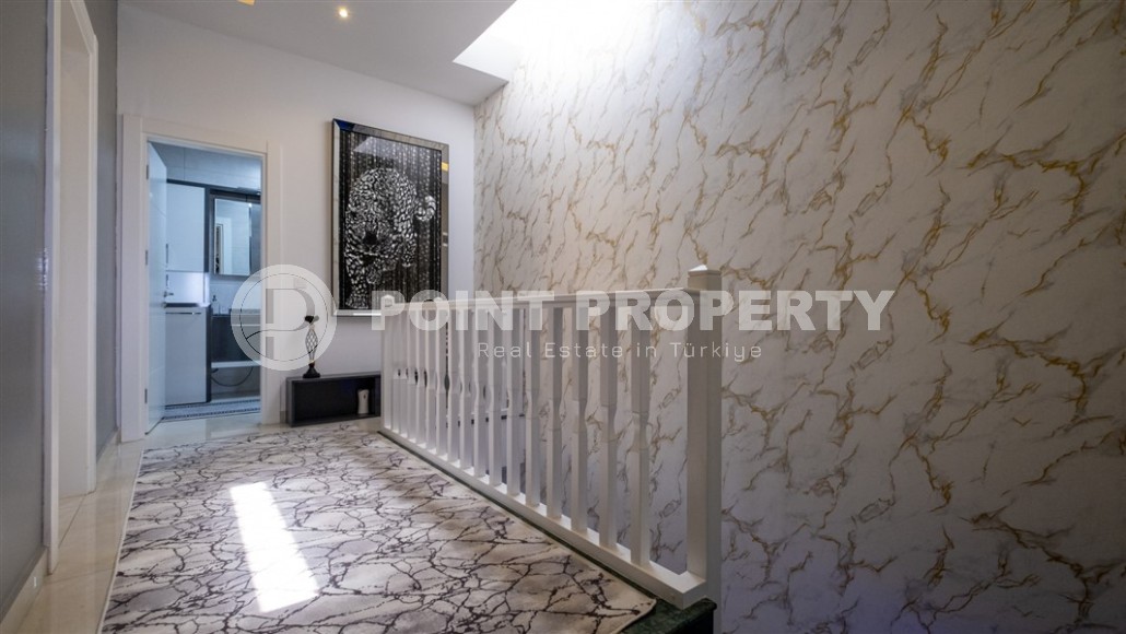 Вилла 2020 года постройки с оригинальным авторским дизайном, в престижном районе Аланьи - Каргыджак-id-7560-фото-13