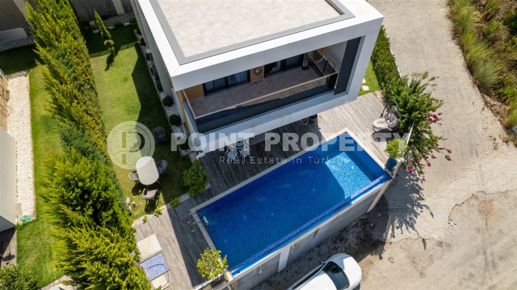 Вилла 2020 года постройки с оригинальным авторским дизайном, в престижном районе Аланьи - Каргыджак-id-7560-фото-28