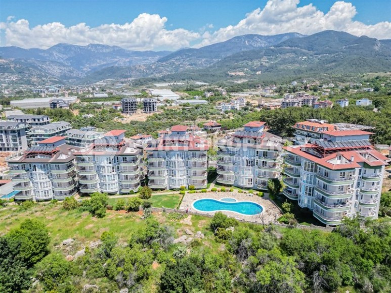 Cozy apartment with furniture and household appliances in a picturesque area of Alanya - Upper Oba-id-7561-photo-19