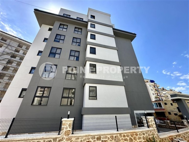 Небольшая новая квартира с чистовой отделкой в 350 метрах от моря, в центре спокойного района Аланьи - Тосмур-id-7383-фото-14