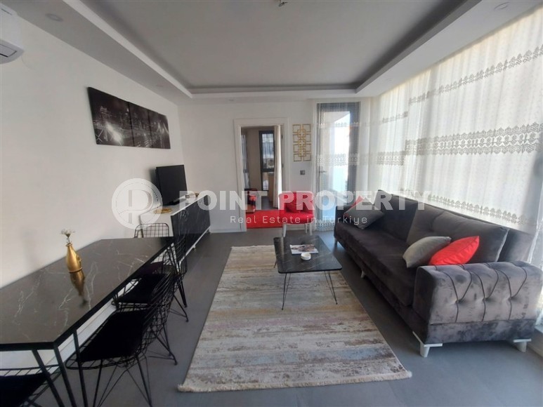 Небольшие современные апартаменты на 3-м этаже в доме 2022 года постройки, в центре Аланьи-id-7566-фото-2