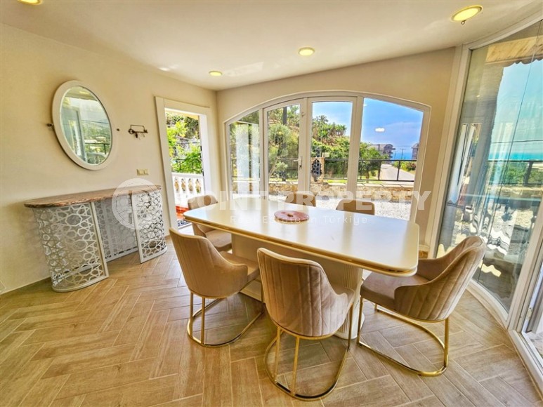 Панорамная вилла 2+2 с видом на море, в зеленом, экологически чистом районе Аланьи - Каргыджак-id-7567-фото-7