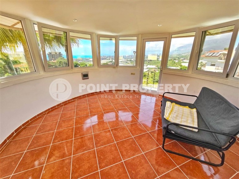 Панорамная вилла 2+2 с видом на море, в зеленом, экологически чистом районе Аланьи - Каргыджак-id-7567-фото-9