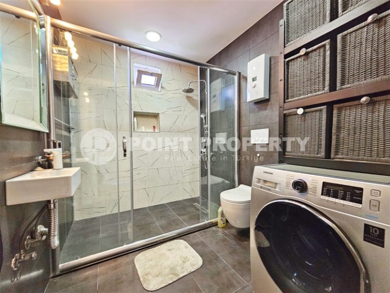 Панорамная вилла 2+2 с видом на море, в зеленом, экологически чистом районе Аланьи - Каргыджак-id-7567-фото-12