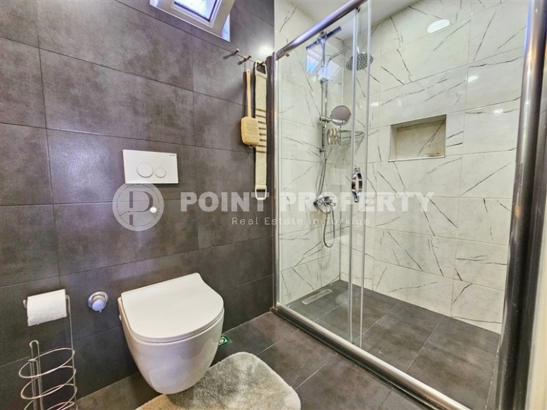 Панорамная вилла 2+2 с видом на море, в зеленом, экологически чистом районе Аланьи - Каргыджак-id-7567-фото-13