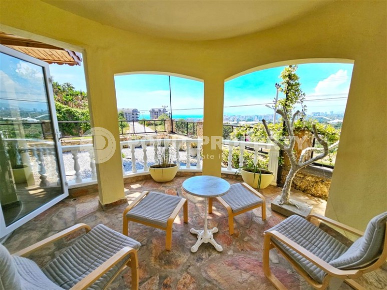 Панорамная вилла 2+2 с видом на море, в зеленом, экологически чистом районе Аланьи - Каргыджак-id-7567-фото-15