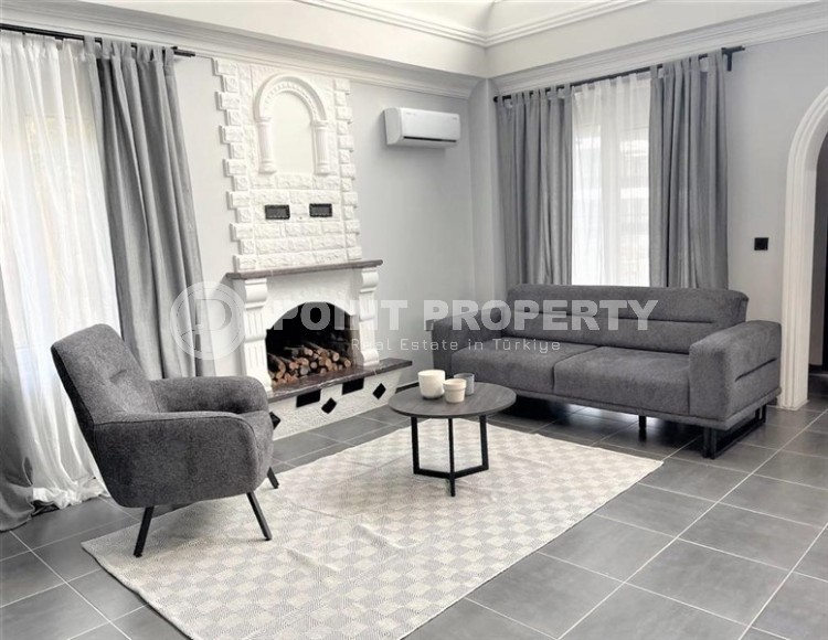 Atmospheric 3+1 villa with fireplace and large outdoor terrace, in a quiet area of Alanya - Kargicak-id-7569-photo-7