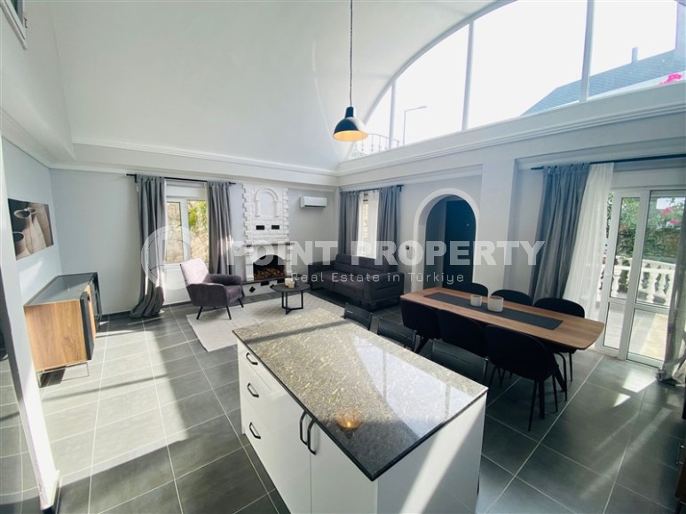 Atmospheric 3+1 villa with fireplace and large outdoor terrace, in a quiet area of Alanya - Kargicak-id-7569-photo-10