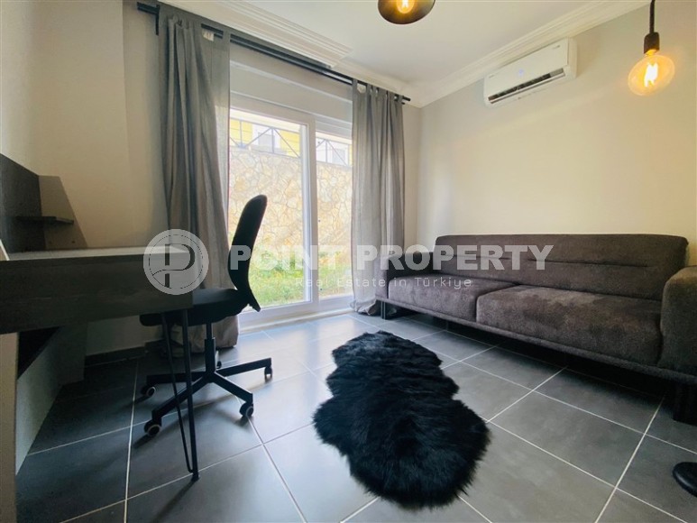 Atmospheric 3+1 villa with fireplace and large outdoor terrace, in a quiet area of Alanya - Kargicak-id-7569-photo-15