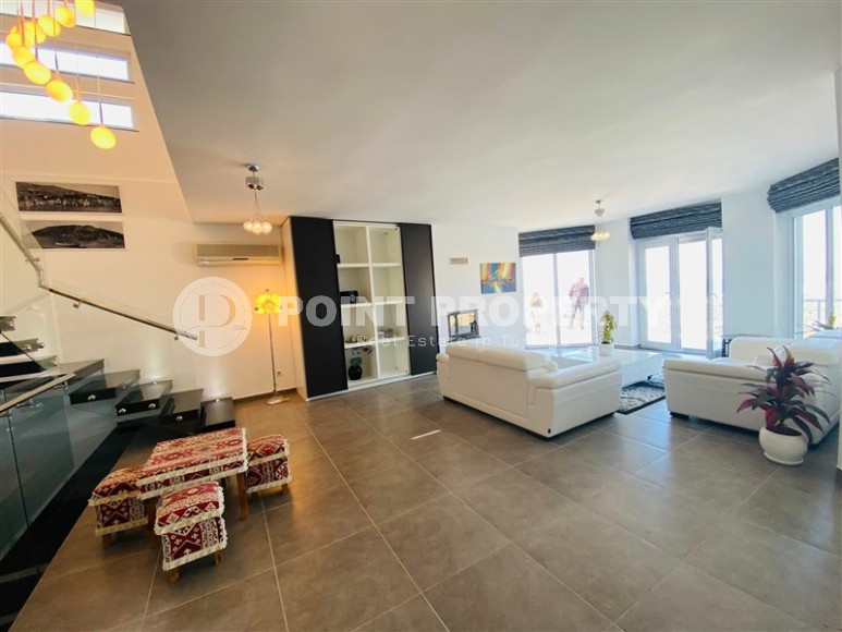 Трехэтажная вилла 5+2 с панорамным видом на море, в четырех с половиной километрах от пляжа и набережной-id-7570-фото-4