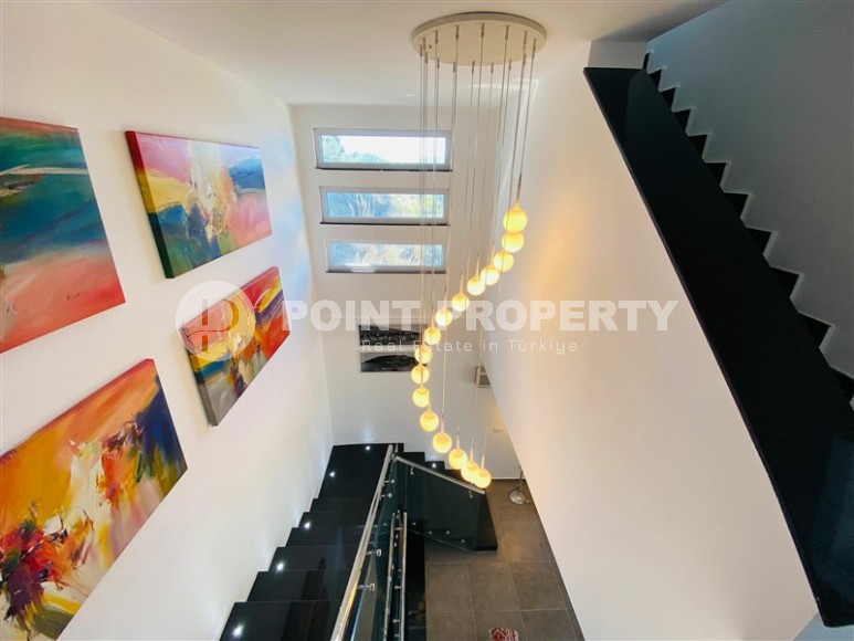 Трехэтажная вилла 5+2 с панорамным видом на море, в четырех с половиной километрах от пляжа и набережной-id-7570-фото-16