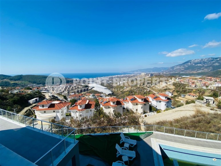 Трехэтажная вилла 5+2 с панорамным видом на море, в четырех с половиной километрах от пляжа и набережной-id-7570-фото-28