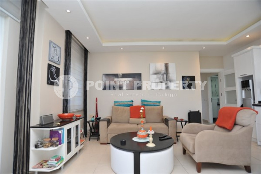 Furnished two bedroom apartment, 100m², 700m from Cleopatra Beach, Alanya center-id-1584-photo-3