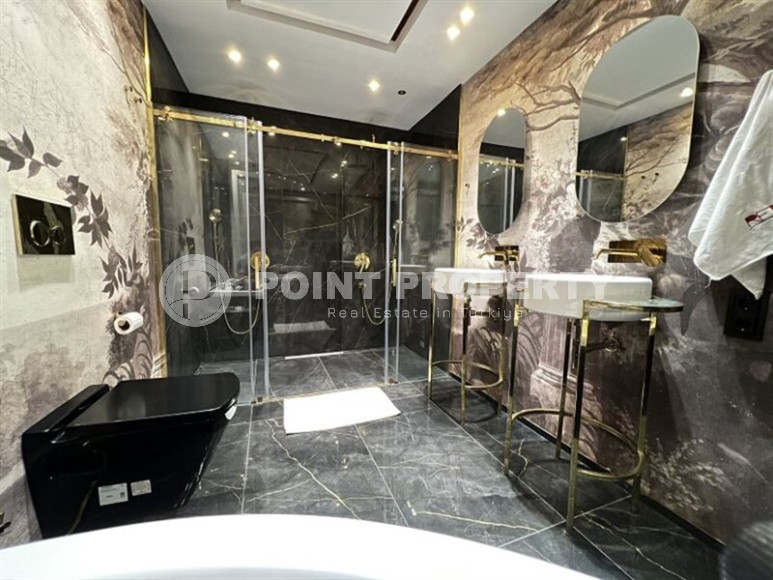 Villa with designer renovation, four bedrooms and views of the Mediterranean Sea in the Kargicak area-id-5293-photo-17