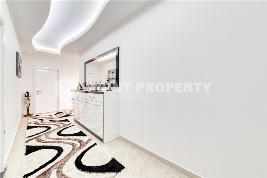 Комфортабельная квартира 3+1 с современным дизайном, на 3-м этаже в жилом комплексе с богатой внутренней инфраструктурой-id-7582-фото-10