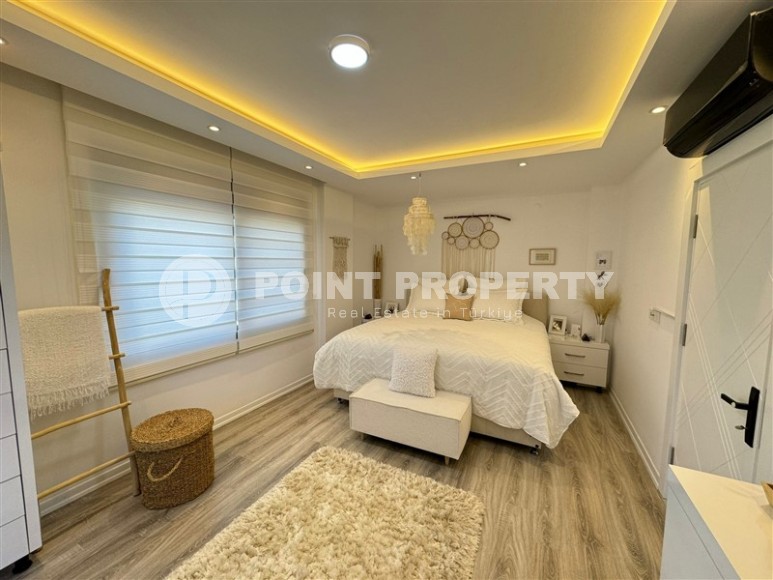 Стильная двухуровневая квартира с собственным бассейном и садом, в европейском районе Аланьи - Нижняя Оба-id-7583-фото-5