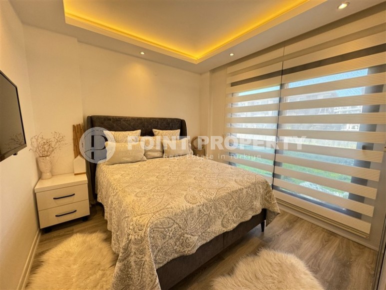 Стильная двухуровневая квартира с собственным бассейном и садом, в европейском районе Аланьи - Нижняя Оба-id-7583-фото-7