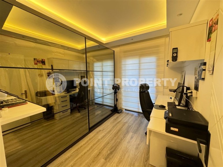 Стильная двухуровневая квартира с собственным бассейном и садом, в европейском районе Аланьи - Нижняя Оба-id-7583-фото-8