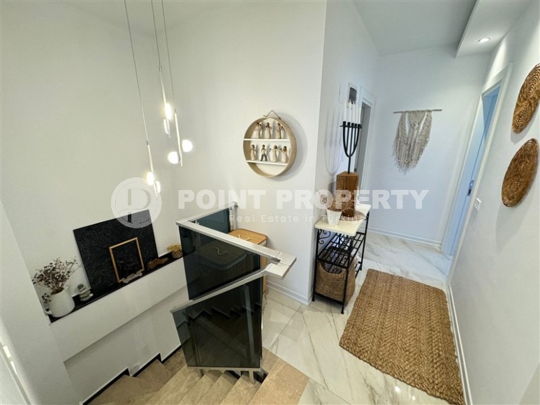 Стильная двухуровневая квартира с собственным бассейном и садом, в европейском районе Аланьи - Нижняя Оба-id-7583-фото-10