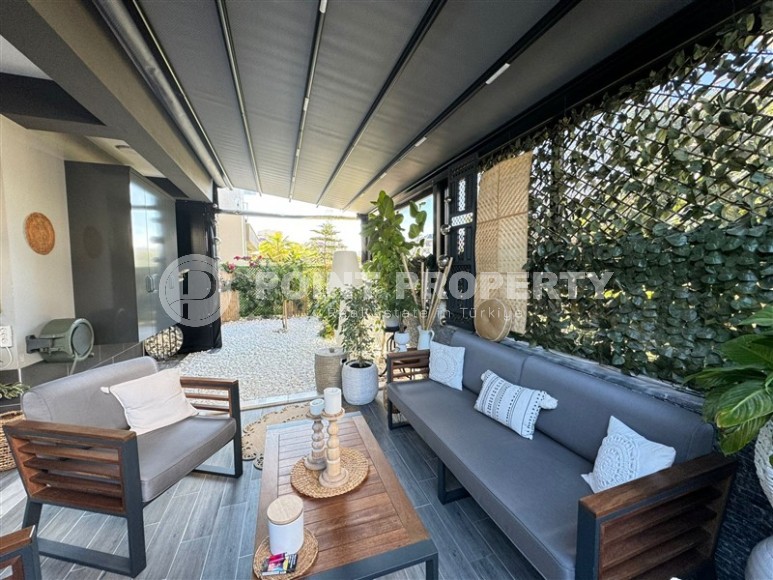 Стильная двухуровневая квартира с собственным бассейном и садом, в европейском районе Аланьи - Нижняя Оба-id-7583-фото-19