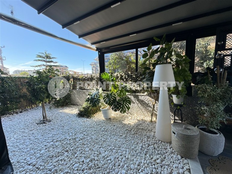 Стильная двухуровневая квартира с собственным бассейном и садом, в европейском районе Аланьи - Нижняя Оба-id-7583-фото-20