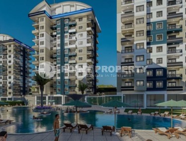 Compact 1+1 apartment in a residential complex at the final stage of construction, in the picturesque resort area of Alanya - Avsallar-id-7584-photo-1