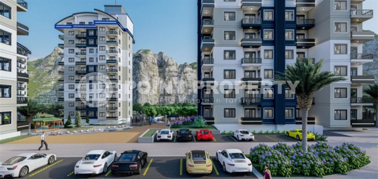 Компактная квартира 1+1 в жилом комплексе на завершающем этапе строительства, в живописном курортном районе Аланьи - Авсаллар-id-7584-фото-2