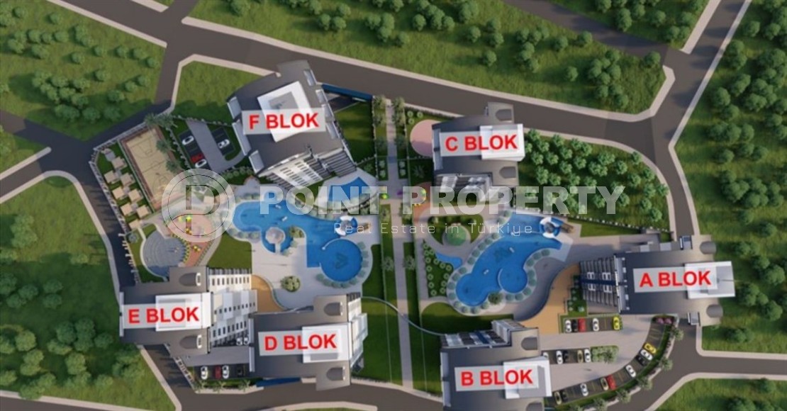 Компактная квартира 1+1 в жилом комплексе на завершающем этапе строительства, в живописном курортном районе Аланьи - Авсаллар-id-7584-фото-3