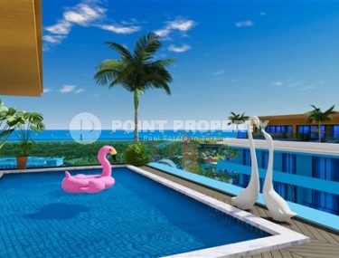 Новая квартира в ультрасовременном жилом комплексе на завершающем этапе строительства в зеленом, экологически чистом районе Аланьи - Тюрклер-id-7586-фото-3