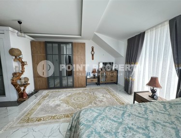 Комфортабельная двухуровневая квартира с видом на море и горы, в центре современного района Аланьи - Махмутлар-id-7593-фото-5