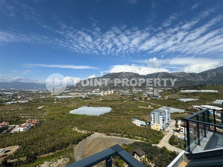 Комфортабельная двухуровневая квартира с видом на море и горы, в центре современного района Аланьи - Махмутлар-id-7593-фото-21