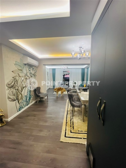 Элегантный видовой меблированный садовый дуплекс 3+1, 320м², в элитном комплексе Каргыджака-id-1587-фото-4