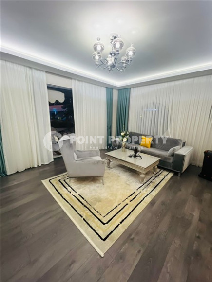 Элегантный видовой меблированный садовый дуплекс 3+1, 320м², в элитном комплексе Каргыджака-id-1587-фото-7