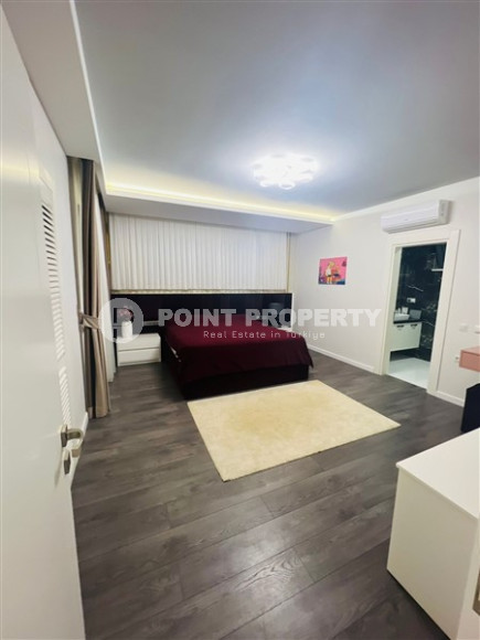 Элегантный видовой меблированный садовый дуплекс 3+1, 320м², в элитном комплексе Каргыджака-id-1587-фото-12