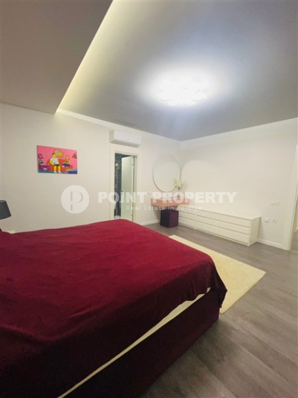 Элегантный видовой меблированный садовый дуплекс 3+1, 320м², в элитном комплексе Каргыджака-id-1587-фото-13