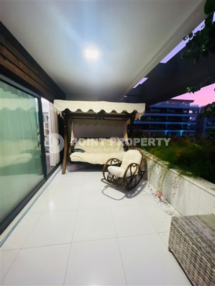 Элегантный видовой меблированный садовый дуплекс 3+1, 320м², в элитном комплексе Каргыджака-id-1587-фото-14