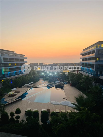 Элегантный видовой меблированный садовый дуплекс 3+1, 320м², в элитном комплексе Каргыджака-id-1587-фото-19