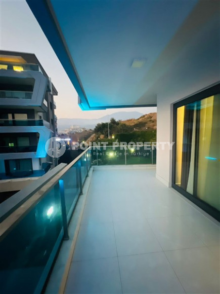 Элегантный видовой меблированный садовый дуплекс 3+1, 320м², в элитном комплексе Каргыджака-id-1587-фото-20