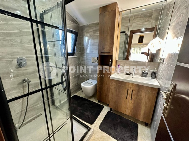 Просторная двухэтажная вилла 4+2 с новым ремонтом и современным дизайном,  в живописном, экологически чистом районе Аланьи - Тюрклер-id-7606-фото-12