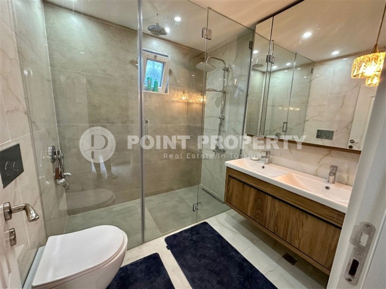 Просторная двухэтажная вилла 4+2 с новым ремонтом и современным дизайном,  в живописном, экологически чистом районе Аланьи - Тюрклер-id-7606-фото-13