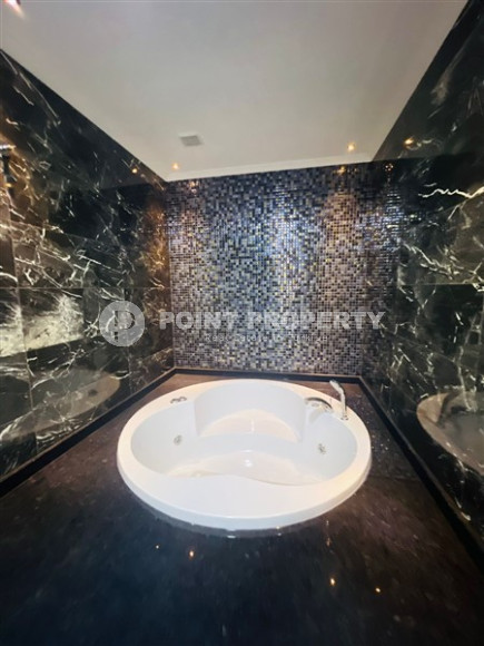 Элегантный видовой меблированный садовый дуплекс 3+1, 320м², в элитном комплексе Каргыджака-id-1587-фото-23