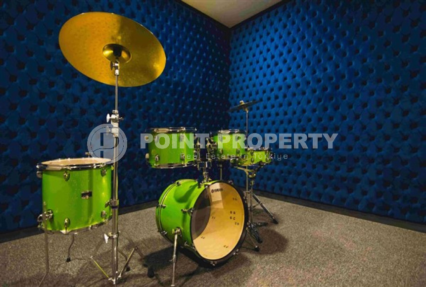 Элегантный видовой меблированный садовый дуплекс 3+1, 320м², в элитном комплексе Каргыджака-id-1587-фото-37