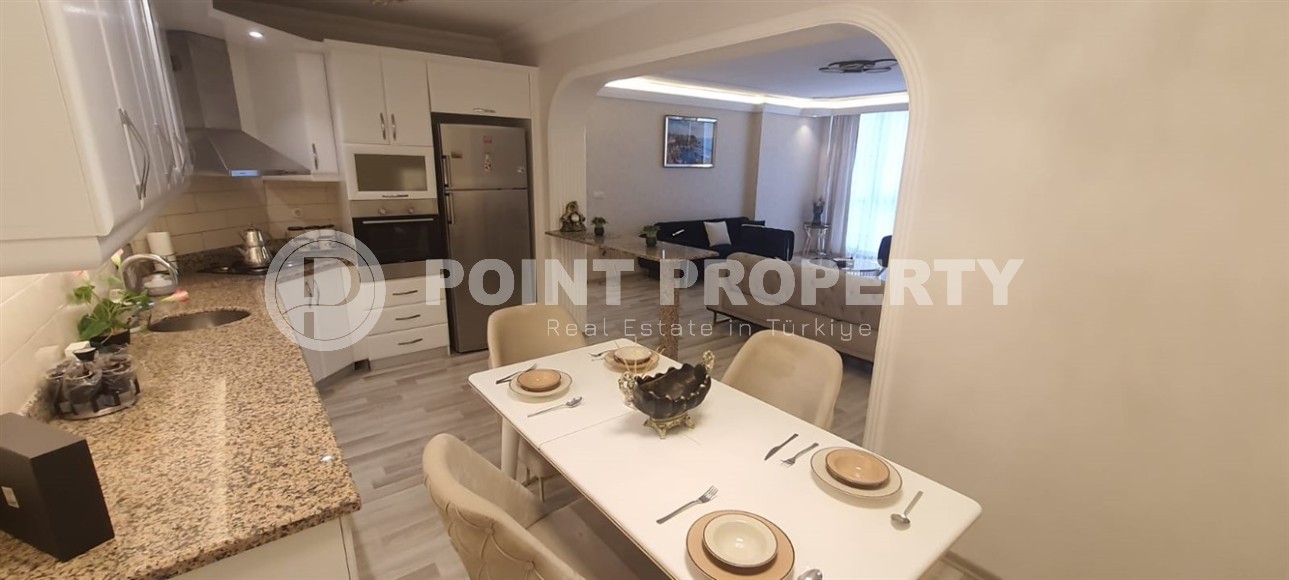 Большая линейная квартира 3+1, общей площадью 190 м2, в нескольких минутах ходьбы от центра района Махмутлар-id-7619-фото-4