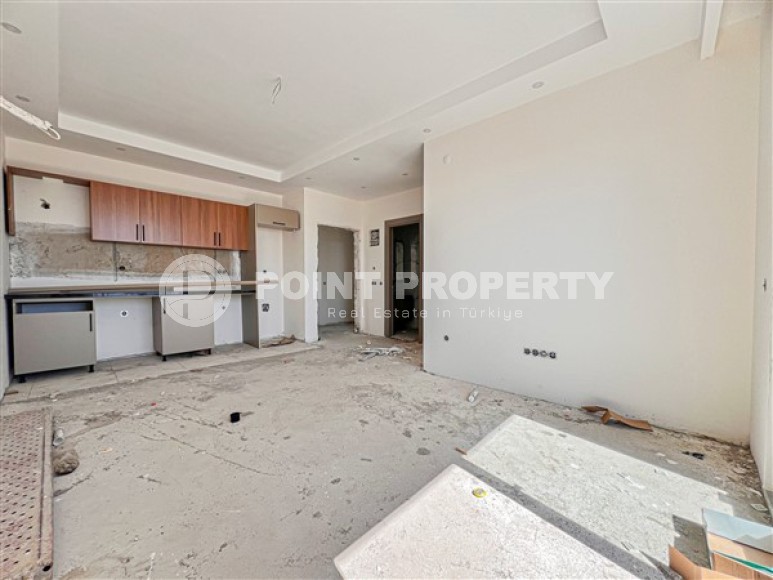 Компактная квартира на 5-м этаже в жилом комплексе на завершающем этапе строительства, в спокойном районе Аланьи - Паяллар-id-7625-фото-2