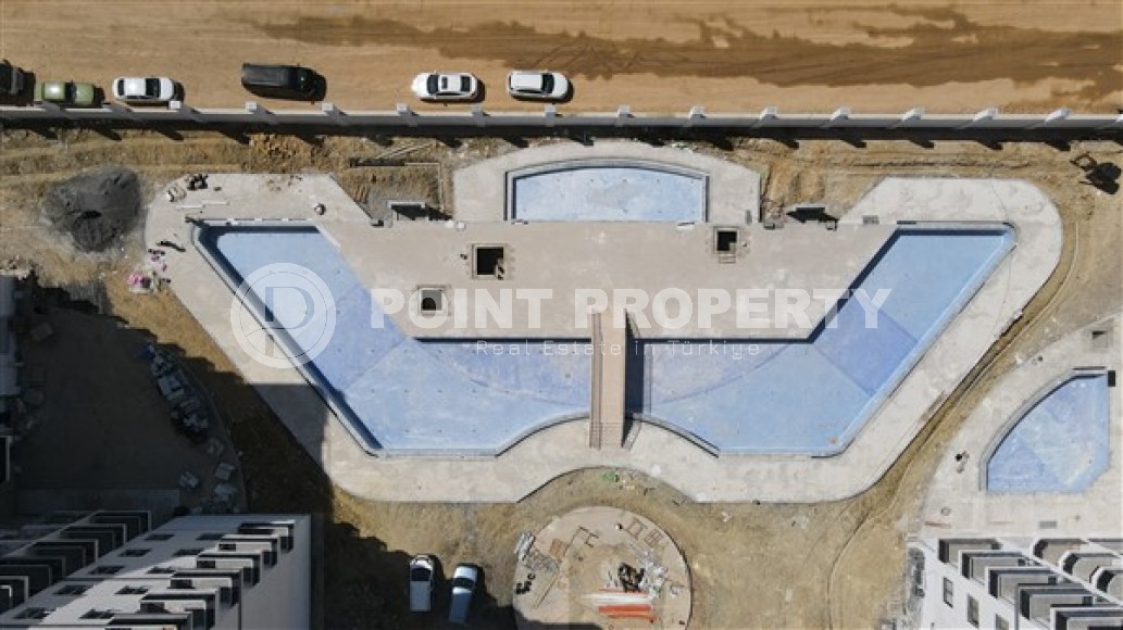 Компактная квартира на 5-м этаже в жилом комплексе на завершающем этапе строительства, в спокойном районе Аланьи - Паяллар-id-7625-фото-12