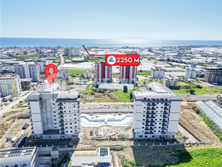 Компактная квартира на 5-м этаже в жилом комплексе на завершающем этапе строительства, в спокойном районе Аланьи - Паяллар-id-7625-фото-19